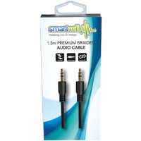 1.5m Premium Braided Audio Cable  - Smartcell 